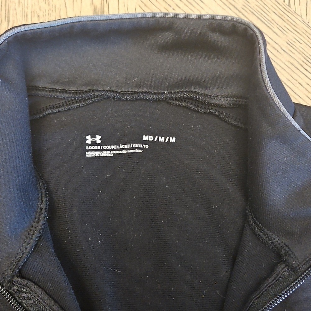 Under Armour Project Rock Track Jacket Full Zip Men's M Loose‎ Fit - Picture 2 of 5